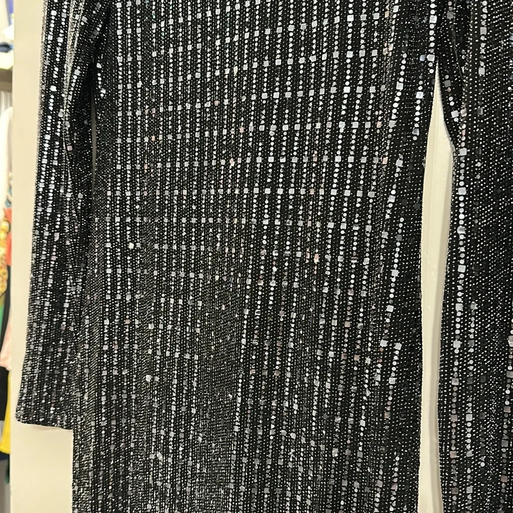 Black sequin DRESS🖤 - Picture 3 of 4